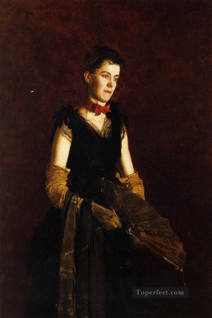 レティシア・ウィルソンの肖像 ジョーダン・リアリズムの肖像 トーマス・イーキンス油絵
